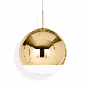 Tom Dixon Mirror Ball Gold Pendelleuchte Groß LED