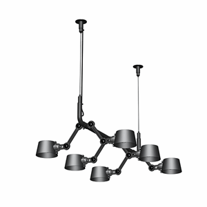 Tonone Bolt Pendelleuchte 6er-Pack Rauchschwarz