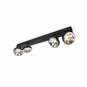Trizo 21 PIN-UP 4 Spot & Deckenleuchte Schwarz