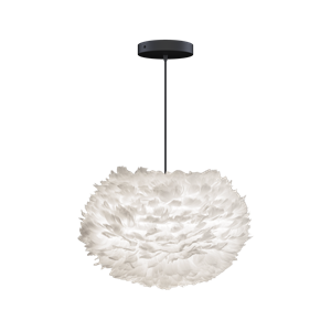 Umage Eos Pendelleuchte mit Baldachin Medium Schwarz