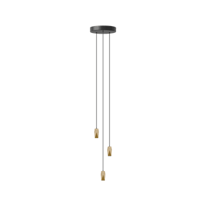 Umage Brighter Days Quadra Pendelleuchte mit Cluster 3 Messing