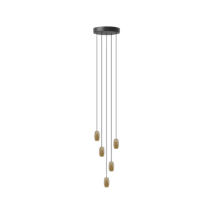 Umage Brighter Days Hexa Pendelleuchte mit Cluster 5 Messing