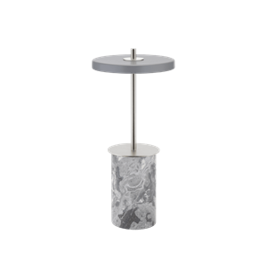 Umage Asteria Move Tragbare Lampe Mini Grau Marmor/Stahl