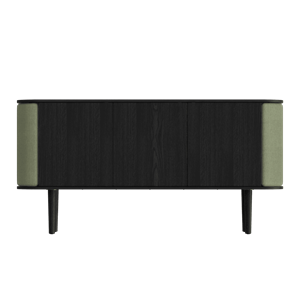 Umage Treasures Schrank mit 3 Türen, Schwarz Eiche/Morning Meadows