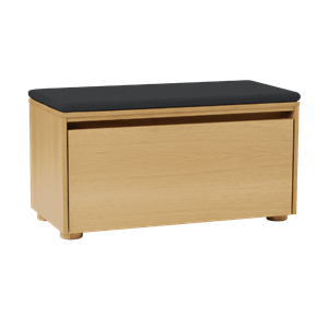 Umage Hideaway Furnierschrank mit Tür und Regal Eiche/Shadow