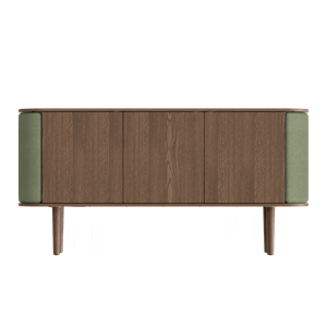 Umage Treasures Schrank mit 3 Türen, Dunkle Eiche/Morning Meadows