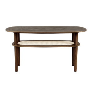 Umage Together Sleek Rechteckiger Couchtisch, Hoch, Dunkle Eiche