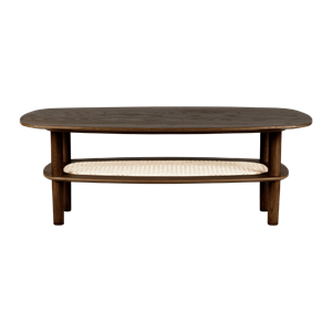 Umage Together Sleek Rechteckiger Couchtisch, Niedrig, Dunkle Eiche