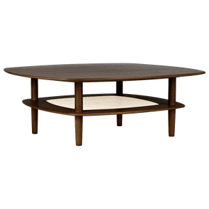 Umage Together Smooth Square 100 Couchtisch, Niedrig, Dunkle Eiche