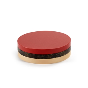 Valerie Object Three Circles Untersetzer Rot/ Schwarz/ Rosa