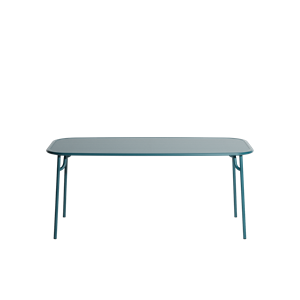 Petite Friture WEEK-END Rechteckiger Tisch 85x180 Meerblau