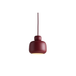 Woud Stone Pendelleuchte Rot