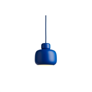 Woud Stone Pendelleuchte Klein Blau